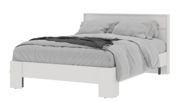 Кровать двуспальная Хелен белый (СтендМ) в Верхнем Тагиле - verhnij-tagil.mebel-e96.ru | фото