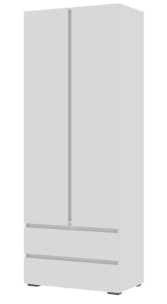 Шкаф 800 мм Хелен ШК 01 белый (СтендМ) в Верхнем Тагиле - verhnij-tagil.mebel-e96.ru | фото