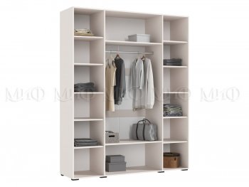 Шкаф 1800 мм Ирис с антресолью кашемир (Миф) в Верхнем Тагиле - verhnij-tagil.mebel-e96.ru