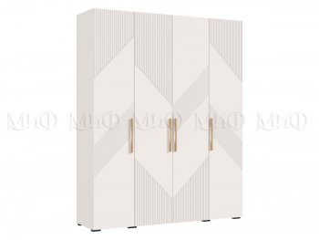 Шкаф 1800 мм Ирис с антресолью кашемир (Миф) в Верхнем Тагиле - verhnij-tagil.mebel-e96.ru