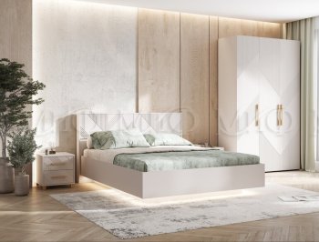 Кровать парящая Ирис кашемир (Миф) в Верхнем Тагиле - verhnij-tagil.mebel-e96.ru
