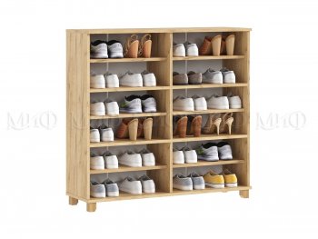 Обувница Ирис крафт/белый (Миф) в Верхнем Тагиле - verhnij-tagil.mebel-e96.ru