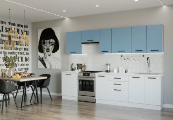 Кухонный гарнитур Капри 3000 мм ЛДСП/МДФ (Санвут) в Верхнем Тагиле - verhnij-tagil.mebel-e96.ru