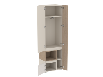 Шкаф для одежды узкий Каспер  (СБК) в Верхнем Тагиле - verhnij-tagil.mebel-e96.ru