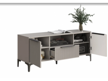 Тумба ТВ на 1350 Кимберли кашемир (Handis) в Верхнем Тагиле - verhnij-tagil.mebel-e96.ru