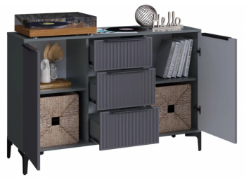 Комод Кимберли графит (Handis) в Верхнем Тагиле - verhnij-tagil.mebel-e96.ru