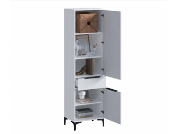 Пенал 550 мм Кимберли белый (Handis) в Верхнем Тагиле - verhnij-tagil.mebel-e96.ru