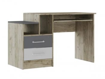 Стол письменный Колибри Лофт серый (Текс) в Верхнем Тагиле - verhnij-tagil.mebel-e96.ru
