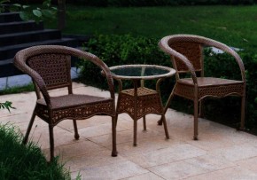 Комплект садовой мебели (стул RC16/стол RT 206) Коричневый в Верхнем Тагиле - verhnij-tagil.mebel-e96.ru