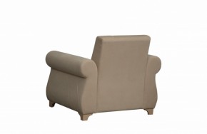 Кресло для отдыха Порто (велюр текстура латте / микровельвет крем) в Верхнем Тагиле - verhnij-tagil.mebel-e96.ru