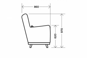 Кресло Интерьерное Dark Brown в Верхнем Тагиле - verhnij-tagil.mebel-e96.ru