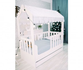 Кровать-домик детская с ящиком 800*1600 (Белый) в Верхнем Тагиле - verhnij-tagil.mebel-e96.ru