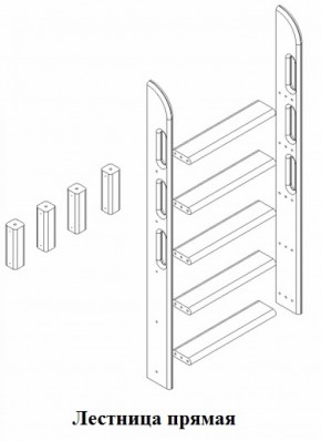 Кровать Сонечка 2-х ярусная (модульная) в Верхнем Тагиле - verhnij-tagil.mebel-e96.ru