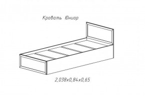 Кровать ЮНИОР (800х2000) (АстридМ) в Верхнем Тагиле - verhnij-tagil.mebel-e96.ru