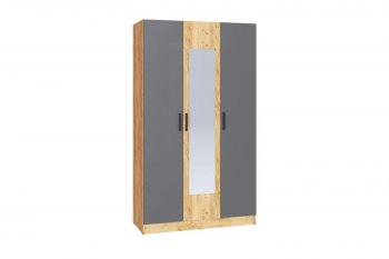 Шкаф 1200 мм Ларс крафт/графит (Микон) в Верхнем Тагиле - verhnij-tagil.mebel-e96.ru