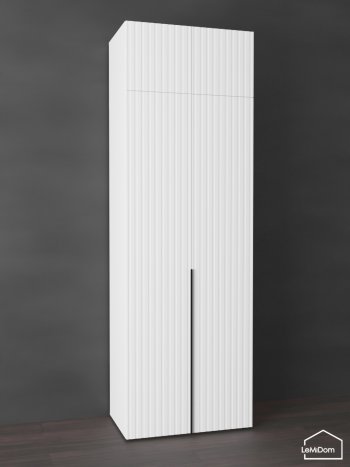 Шкаф с антресолью 800 мм Linnea MHR-2A-1 2450х800х510 (Белый-М 11.1.1) в Верхнем Тагиле - verhnij-tagil.mebel-e96.ru