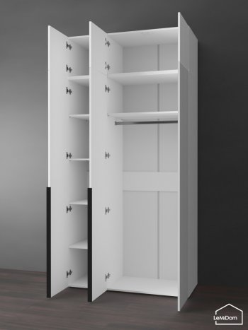 Шкаф с антресолью 1200 мм Linnea MHR-3A-1 2450х1200х510 (Белый-М 11.1.1) в Верхнем Тагиле - verhnij-tagil.mebel-e96.ru