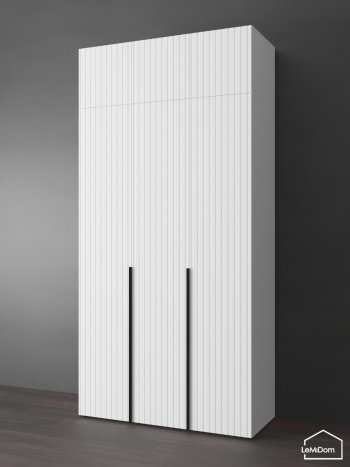 Шкаф с антресолью 1200 мм Linnea MHR-3A-1 2450х1200х510 (Белый-М 11.1.2) в Верхнем Тагиле - verhnij-tagil.mebel-e96.ru