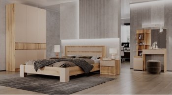 Шкаф 1000 мм 2х ств. Ленора вотан/Кашемир (Лин) в Верхнем Тагиле - verhnij-tagil.mebel-e96.ru