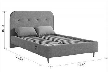 Кровать с основанием Лео 120х200 см (Мебельсон) в Верхнем Тагиле - verhnij-tagil.mebel-e96.ru