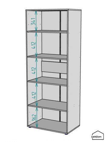 Шкаф Linnea MHR-2-2 2050х800х510 (Белый-М 11.1.2) в Верхнем Тагиле - verhnij-tagil.mebel-e96.ru