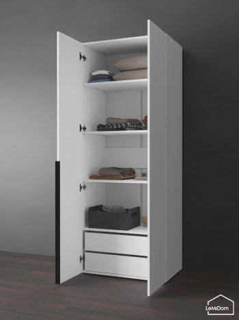 Шкаф Linnea MHR-2-4 2050х800х510 (Белый-М 11.1.2) в Верхнем Тагиле - verhnij-tagil.mebel-e96.ru