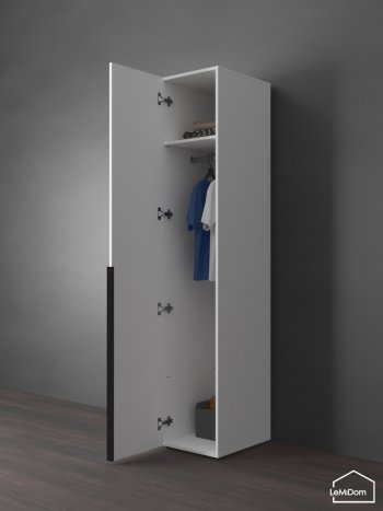 Шкаф Linnea MHR-1 2050х400х510 (Белый-М 11.1.1) в Верхнем Тагиле - verhnij-tagil.mebel-e96.ru