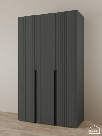 Шкаф Linnea MHR-3-1 2050х1200х510 (Графит-М 11.1.25) в Верхнем Тагиле - verhnij-tagil.mebel-e96.ru