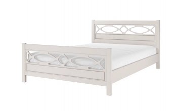 Кровать из массива Лоренса льняной (БМ) в Верхнем Тагиле - verhnij-tagil.mebel-e96.ru