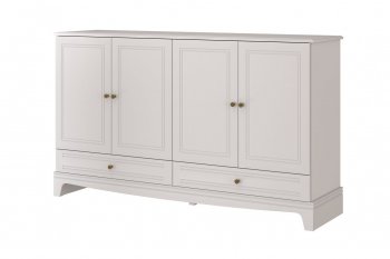 Комод 4 двери 2ящ. Лорето, льняной (БМ) в Верхнем Тагиле - verhnij-tagil.mebel-e96.ru