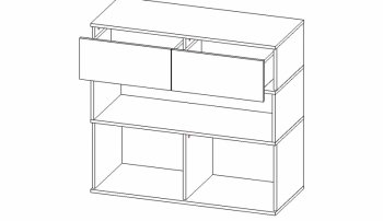 Стенка луксор (АстридМ) в Верхнем Тагиле - verhnij-tagil.mebel-e96.ru