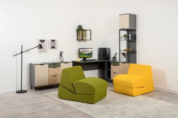 Кресло Марвэл серка желтая (Моби) в Верхнем Тагиле - verhnij-tagil.mebel-e96.ru
