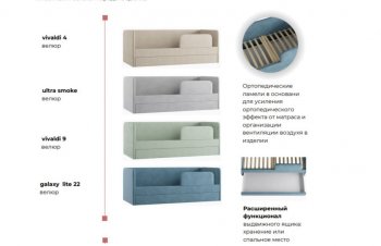 Кровать выкатная Молли-2 (Silva) в Верхнем Тагиле - verhnij-tagil.mebel-e96.ru