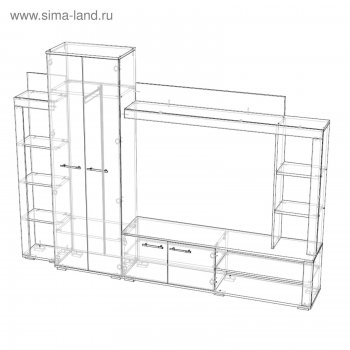 Стенка Монако (Лин) в Верхнем Тагиле - verhnij-tagil.mebel-e96.ru