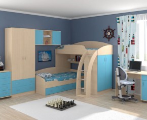 Набор для детской Соня 1-2-3+полка (800*1900) в Верхнем Тагиле - verhnij-tagil.mebel-e96.ru