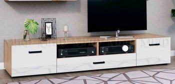 Тумба ТВ Нэнси NEW (2дв.+1ящ.) в Верхнем Тагиле - verhnij-tagil.mebel-e96.ru