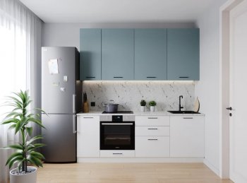 Кухонный гарнитур Ниагара 2200 мм МДФ/ЛДСП (Санвут) в Верхнем Тагиле - verhnij-tagil.mebel-e96.ru