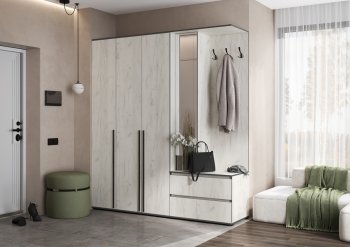 Прихожая Норд+Шкаф 1200, крафт белый (Миф) в Верхнем Тагиле - verhnij-tagil.mebel-e96.ru