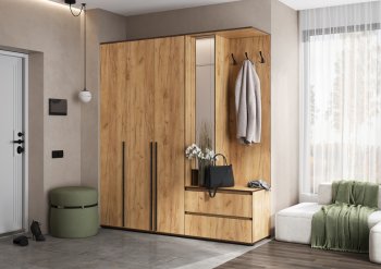 Прихожая Норд+Шкаф 1200, крафт (Миф) в Верхнем Тагиле - verhnij-tagil.mebel-e96.ru