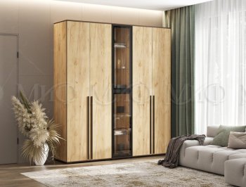 Шкаф Норд+ пенал со стеклом (Миф) в Верхнем Тагиле - verhnij-tagil.mebel-e96.ru