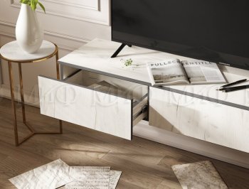 Стенка Норд-2 дуб крафт белый (Миф) в Верхнем Тагиле - verhnij-tagil.mebel-e96.ru