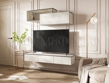 Стенка Норд-2 дуб крафт белый (Миф) в Верхнем Тагиле - verhnij-tagil.mebel-e96.ru