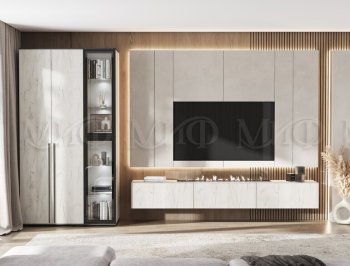 Стенка Норд крафт белый (Миф) в Верхнем Тагиле - verhnij-tagil.mebel-e96.ru