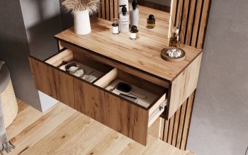 Шкаф 800+Тумба с зеркалом Норд (Миф) в Верхнем Тагиле - verhnij-tagil.mebel-e96.ru