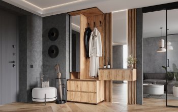 Прихожая+Тумба с зеркалом Норд (Миф) в Верхнем Тагиле - verhnij-tagil.mebel-e96.ru