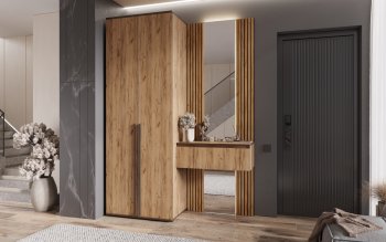 Шкаф 800+Тумба с зеркалом Норд (Миф) в Верхнем Тагиле - verhnij-tagil.mebel-e96.ru