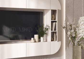 Стенка Норд (Зона ТВ), кашемир (Миф) в Верхнем Тагиле - verhnij-tagil.mebel-e96.ru