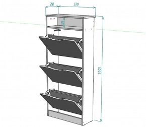 Обувница W10 (Белый) в Верхнем Тагиле - verhnij-tagil.mebel-e96.ru