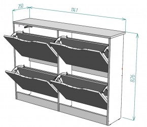 Обувница W12 (ДМ) в Верхнем Тагиле - verhnij-tagil.mebel-e96.ru