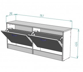 Обувница W19 (Белый) в Верхнем Тагиле - verhnij-tagil.mebel-e96.ru